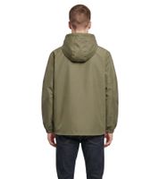 Lightweight Brandit Men's Summer Windbreaker Water-Repellent Hoodie Jacket B3162 Olive Green