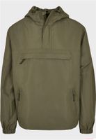 Lightweight Brandit Men's Summer Windbreaker Water-Repellent Hoodie Jacket B3162 Olive Green