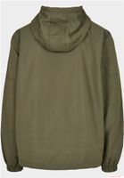 Lightweight Brandit Men's Summer Windbreaker Water-Repellent Hoodie Jacket B3162 Olive Green