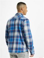 Classic Brandit Men's Plaid Flannel Shirt / Lumberjack Shirt – Long Sleeve B4002 Navy/Black