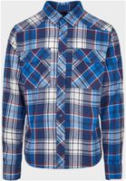 Classic Brandit Men's Plaid Flannel Shirt / Lumberjack Shirt – Long Sleeve B4002 Navy/Black