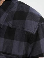 Classic Brandit Men's Plaid Flannel Shirt / Lumberjack Shirt – Long Sleeve B4002 Black/Grey