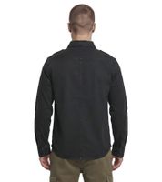 Camicia classica a maniche lunghe Brandit Vintage da uomo, effetto invecchiato, B9373 nera