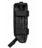 Wasserdichte Fahrrad-Rahmentasche mit verschweißten Nähten Fahrrad-Tasche Fahrrad-Zubehör ca. 2L Gesamtvolumen A0001294 Schwarz