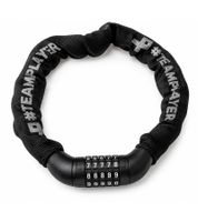 Candado de cadena para bicicleta con combinación de 5 dígitos, accesorio para bicicleta, aprox. 120 cm, A0008352, negro