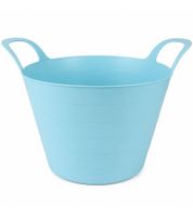 Bac flexible pratique de 30 litres avec poignées de transport ergonomiques, utilisable également comme panier de jardin ou panier à linge. Dimensions approximatives : 54 x 42 x 36 cm. Coloris non disponible.
