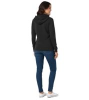 alltagstaugliche Helly Hansen Damen Sweat-Jacke mit Kapuze Zip-Hoodie mit Taschen 280 g/m² 79217 in Schwarz oder Dunkelblau