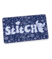 Planche à petit-déjeuner Stitch, motif tropical détaillé, en mélamine, 23,5 cm x 14 cm, bleu foncé