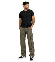 Robuste Brandit Pure Vintage Herren Cargo Hose aus Baumwolle Outdoor- & Arbeitshose mit 8 Taschen in Oliv-Grün, Schwarz oder Camouflage