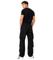 Robuste Brandit Pure Vintage Herren Cargo Hose aus Baumwolle Outdoor- & Arbeitshose mit 8 Taschen in Oliv-Grün, Schwarz oder Camouflage