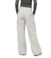 modische NIKE Woven Damen Cargo-Hose mit aufgesetzten Taschen Freizeit-Hose in Hellgrau oder Beige