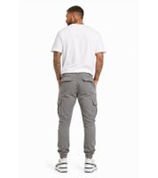 bequeme URBAN CLASSICS Herren Cargo-Hose aus reiner Baumwolle Alltags-Hose 320 g/m² in Grau, Khaki , Beige oder Braun 