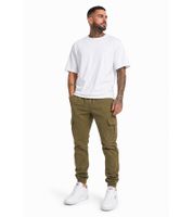 bequeme URBAN CLASSICS Herren Cargo-Hose aus reiner Baumwolle Alltags-Hose 320 g/m² in Grau, Khaki , Beige oder Braun 