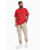 bequeme URBAN CLASSICS Herren Cargo-Hose aus reiner Baumwolle Alltags-Hose 320 g/m² in Grau, Khaki , Beige oder Braun 