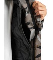 Classic Build Your Brand M65 men's US-style field jacket with a separate inner jacket; cotton-blend jacket available in navy blue, grey/black/white, olive green, and black.