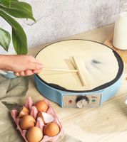 Giles & Posner Crêpe Maker with Non-Stick Cooking Surface – Adjustable Temperature Control – 1000W (EK6223GSBLVDE) – Blue