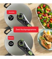 Tefal Secure Trendy Pressure Cooker (6L) with 2-level cooking regulator (Intensive: 117°C, Gentle: 112°C), induction-compatible encapsulated base (suitable for all stovetops), stainless steel pot (P2580703) – Silver