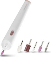 Set per manicure e pedicure elettrico medisana MP 900 con 5 accessori e luce LED di precisione per una visibilità ottimale e un'applicazione precisa 85156 Bianco