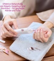 Set per manicure e pedicure elettrico medisana MP 900 con 5 accessori e luce LED di precisione per una visibilità ottimale e un'applicazione precisa 85156 Bianco