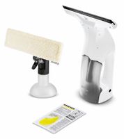 Kärcher KWI 1 Plus Cordless Window Vacuum – White (includes charging cable & 20ml window cleaning concentrate)