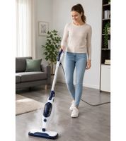 Dirt Devil Multifunction Steam Cleaner and Floor Mop – Heats up in 30 seconds, includes 4 attachments, 1300W handheld unit (Model 9584225)