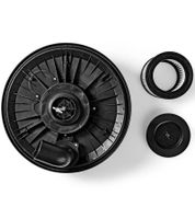 Beutelloser nedis Asche-Staubsauger mit HEPA Filter Staubbehälter 18L 800W VCAC118BK Schwarz