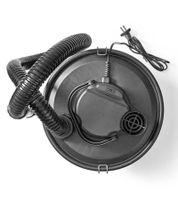 Beutelloser nedis Asche-Staubsauger mit HEPA Filter Staubbehälter 18L 800W VCAC118BK Schwarz