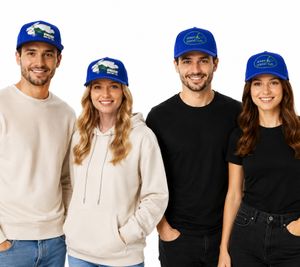 Green SYLT Unisex "Green Island SYLT" & "Windsurf World Cup SYLT" Adjustable Flat-Brim Cap – Blue