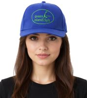 Green SYLT Unisex "Green Island SYLT" & "Windsurf World Cup SYLT" Adjustable Flat-Brim Cap – Blue