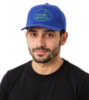 Green SYLT Unisex "Green Island SYLT" & "Windsurf World Cup SYLT" Adjustable Flat-Brim Cap – Blue