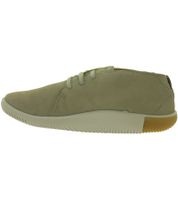 Bequeme KEEN KNX Chukka Damen Barfußschuhe aus Leder Leichte Freizeit- & Alltagsschuhe mit Schnürung 1029526 Hellbraun/Taupe