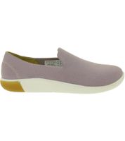 Bequeme KEEN KNX Knit Slip-On Damen Barfußschuhe Atmungsaktive Freizeitschuhe mit Strick-Obermaterial 1030086 Rosa/Altrosa