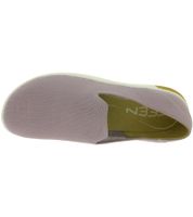 Bequeme KEEN KNX Knit Slip-On Damen Barfußschuhe Atmungsaktive Freizeitschuhe mit Strick-Obermaterial 1030086 Rosa/Altrosa