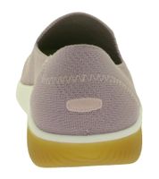 Bequeme KEEN KNX Knit Slip-On Damen Barfußschuhe Atmungsaktive Freizeitschuhe mit Strick-Obermaterial 1030086 Rosa/Altrosa