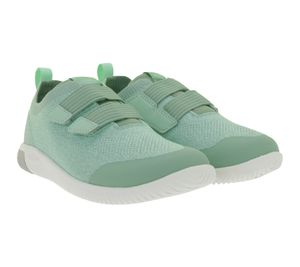 Chaussures « barefoot » confortables pour femmes KEEN KNX Knit Lace – Chaussures décontractées respirantes avec tige en maille (Vert, 1030077)