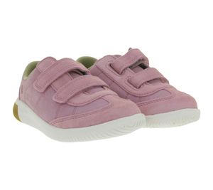 Chaussures pieds nus confortables KEEN Knx T-Toe DS pour enfants, en cuir véritable rose, avec technologie anti-odeurs écologiques