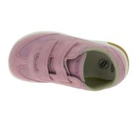 Chaussures pieds nus confortables KEEN Knx T-Toe DS pour enfants, en cuir véritable rose, avec technologie anti-odeurs écologiques