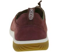 Chaussures pieds nus confortables KEEN Knx Lace Fig/Star pour enfants, en cuir véritable violet, avec technologie anti-odeurs écologique, référence 1031125