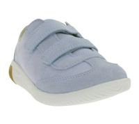 Chaussures minimalistes confortables KEEN Knx T-Toe DS pour enfants, en cuir véritable bleu clair, avec technologie anti-odeurs Eco