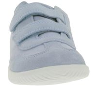 Chaussures minimalistes confortables KEEN Knx T-Toe DS pour enfants, en cuir véritable bleu clair, avec technologie anti-odeurs Eco