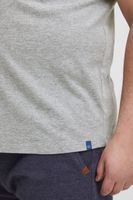 T-shirt girocollo da uomo BLEND BHGila BT, taglie forti 20716315ME in blu o bianco