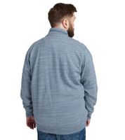 Classic BLEND BHLenner BT men's sweat jacket with a stand-up collar – available in plus sizes (20714929) in blue, grey, and black