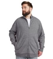 Classic BLEND BHLenner BT men's sweat jacket with a stand-up collar – available in plus sizes (20714929) in blue, grey, and black