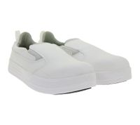 Chaussures de sécurité de cuisine GARSPORT Auguste Low 2 S2 pour homme et femme, avec technologie d'insert en caoutchouc SSR, chaussures de travail pour chefs, GDS1500011, blanc ou noir