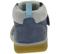 Comfortable KEEN Knx Middle Vintage children's barefoot-style sneaker boots with Eco Anti-Odor technology; genuine leather shoes (Model 1031243, Blue)