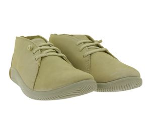 Chaussures minimalistes KEEN KNX Chukka pour femme, confortables et légères, en cuir beige, idéales pour un look décontracté au quotidien (réf. 1030231).