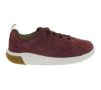 Chaussures pieds nus confortables KEEN Knx Lace Fig/Star pour enfants, en cuir véritable violet, avec technologie anti-odeurs écologique, modèle 1031145