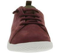 Chaussures pieds nus confortables KEEN Knx Lace Fig/Star pour enfants, en cuir véritable violet, avec technologie anti-odeurs écologique, modèle 1031145