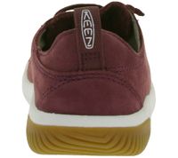 Chaussures pieds nus confortables KEEN Knx Lace Fig/Star pour enfants, en cuir véritable violet, avec technologie anti-odeurs écologique, modèle 1031145