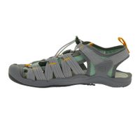 Bequeme KEEN Drift Creek H2 Damen Sandalen EVA-Innensohle mit Fußgewölbeunterstützung Sommer-Schuhe 1028557 Grau/Grün